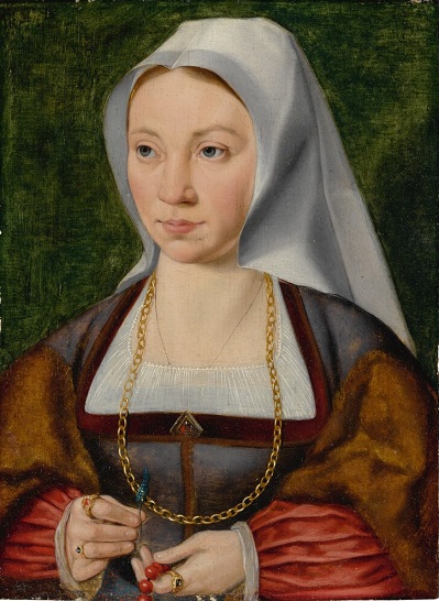 A Lady, ca. 1518, attributed to Joos Van Cleve (ca. 1480-1541)  Sotheby